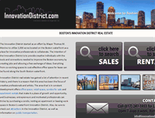 Tablet Screenshot of innovationdistrict.com